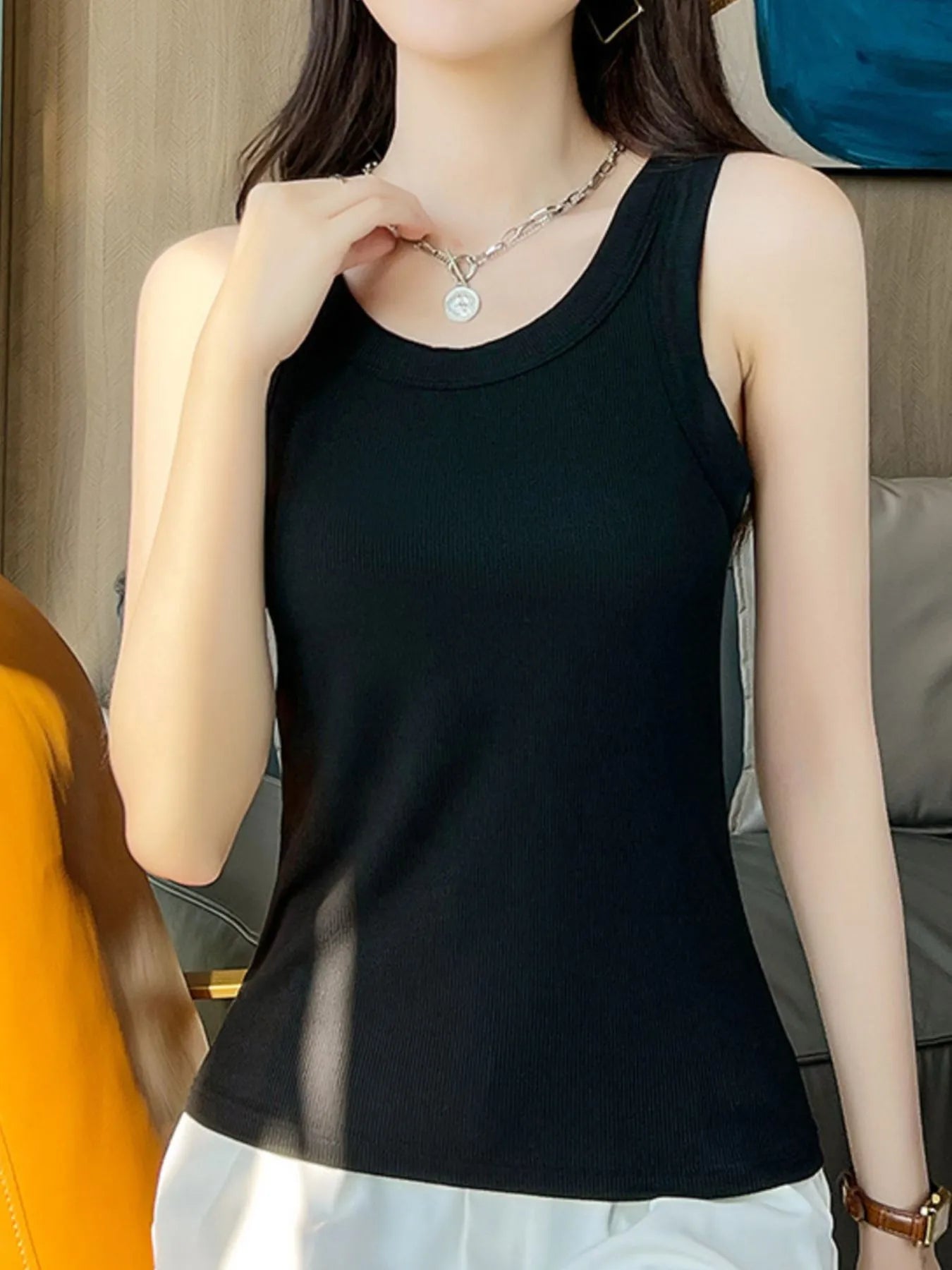 Scoop Neck Tank Top