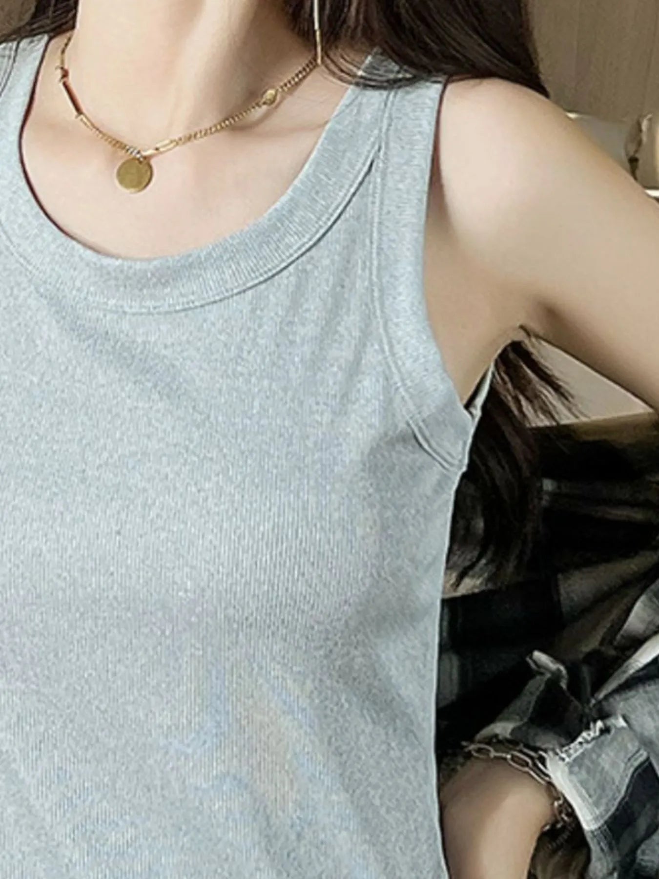 Scoop Neck Tank Top