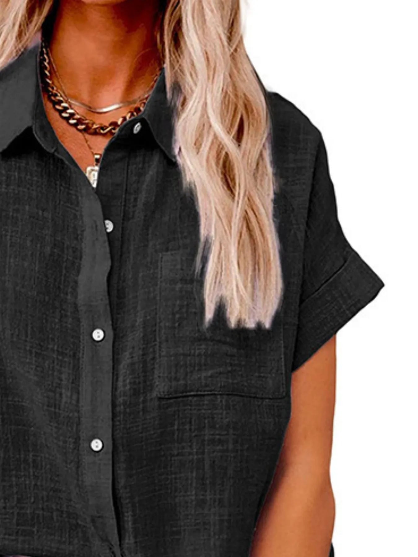 Button Down Short Sleeve Shirt