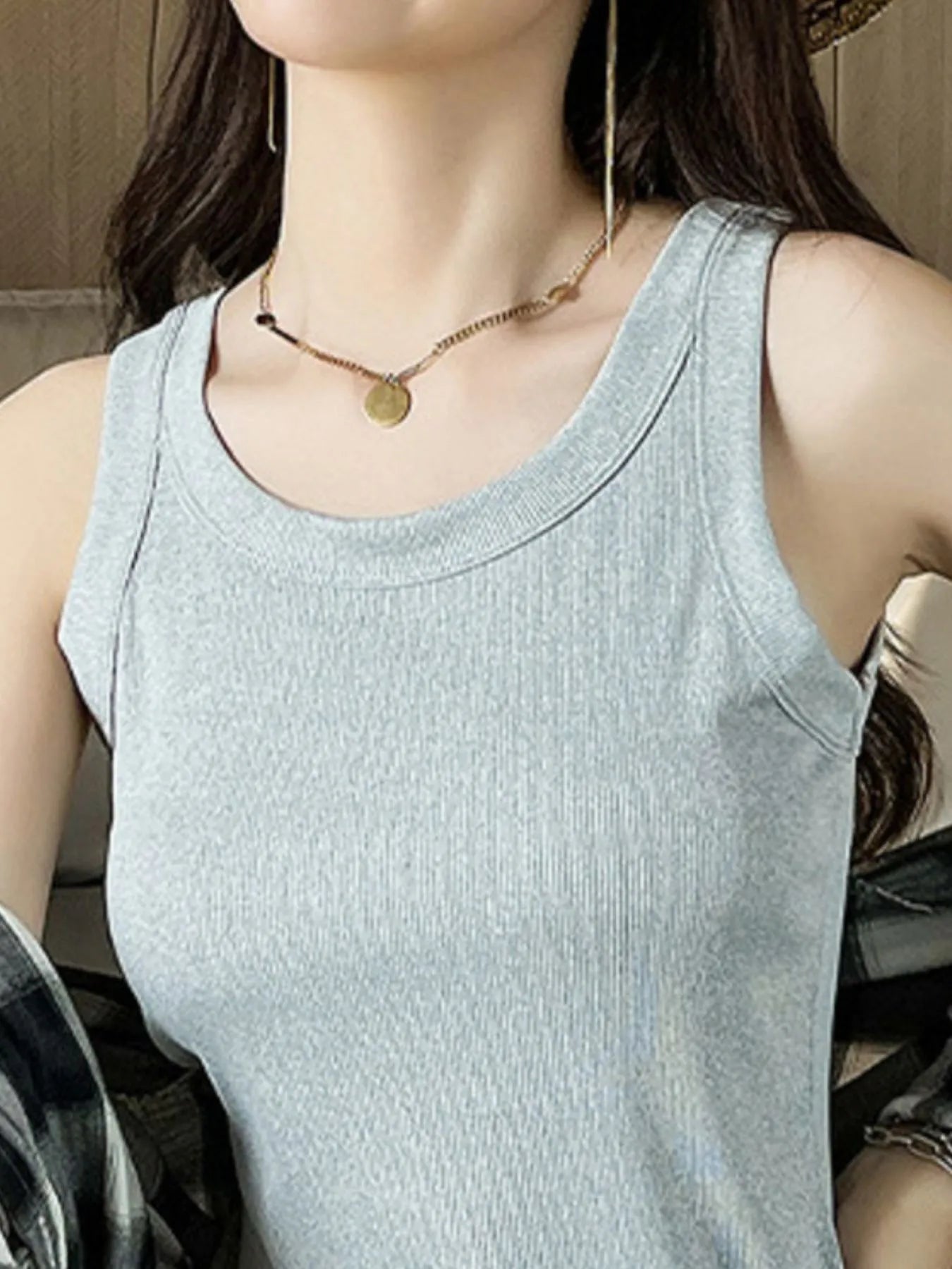 Scoop Neck Tank Top