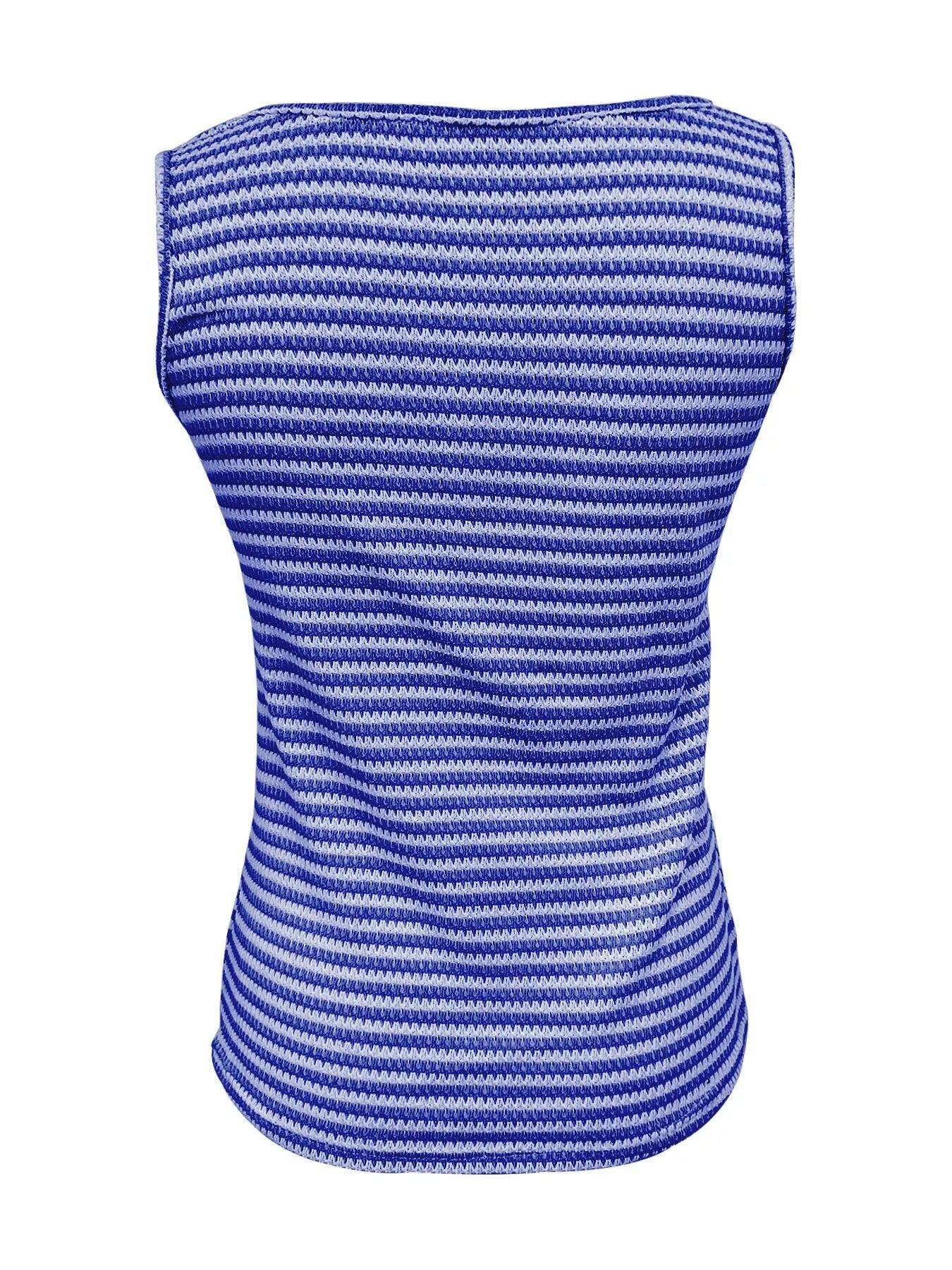 Striped Round Neck Tank Top