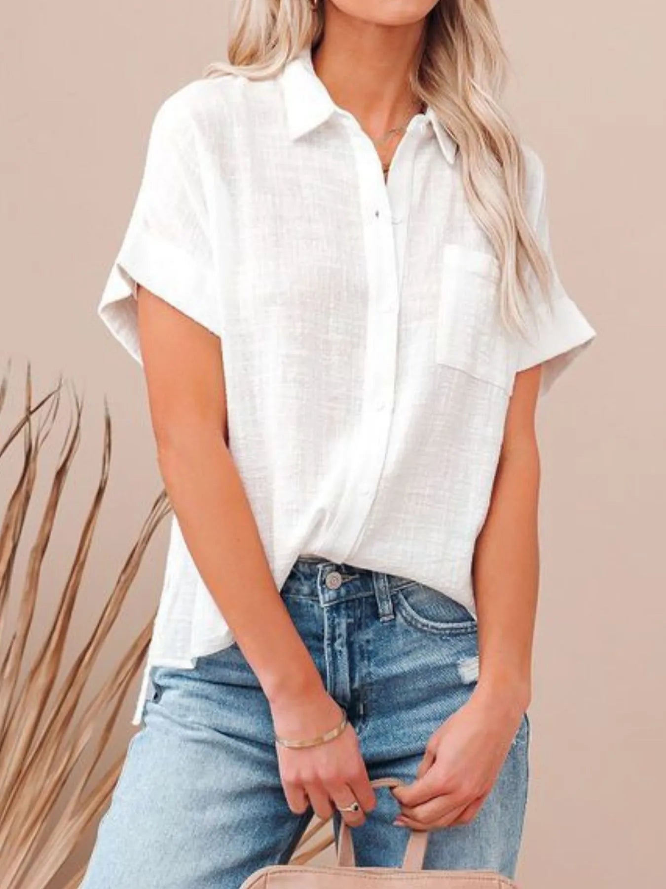 Button Down Short Sleeve Shirt