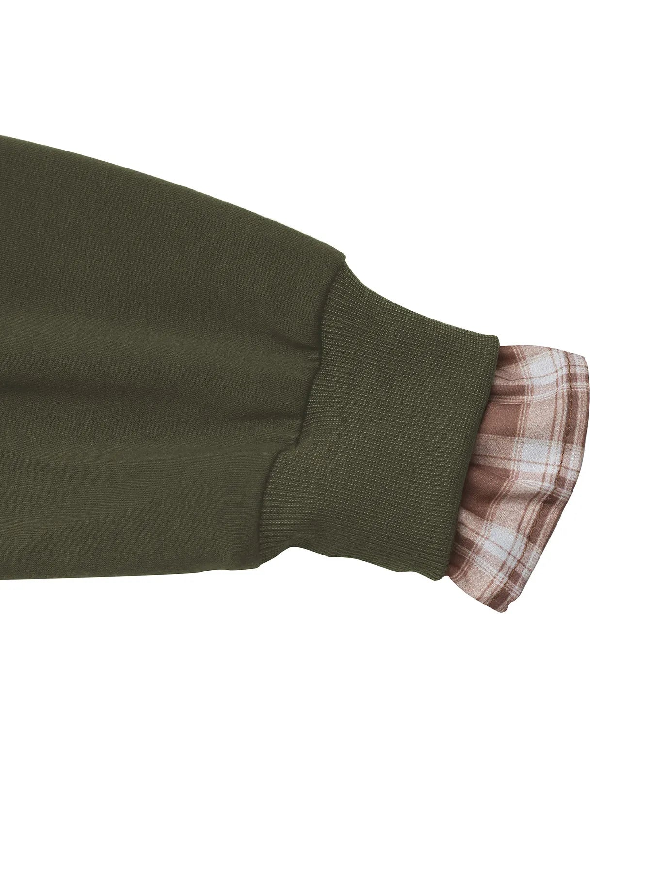 Plaid Long Sleeve Sweatshirt
