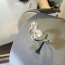 1.3 Carat Moissanite 925 Sterling Silver Irregular Shape Ring - Store 42