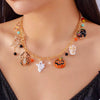 Halloween Charm Necklace with Festive Pendant Collection - Store 42