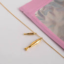 Elegant 18K Gold-Plated Minimalist Pendant Necklace for Modern Sophistication - Store 42