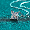 1.26 Carat Moissanite 925 Sterling Silver Geometric Shape Pendant Necklace - Store 42