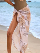 Cutout Sweetheart Neck One-Piece Swimwear and Cover-Up Swim Set