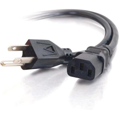 6' Universal Power Cord - 18 AWG Cord for PCs, Monitors, Printers & More - Durable Design