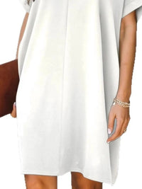 V-Neck Short Sleeves Dress