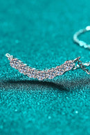 1.4 Carat Moissanite Necklace in 925 Sterling Silver with Certificate of Authenticity - Store 42