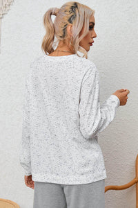 Stylish Buttoned Long Sleeve Top - Opaque 100% Polyester, No Stretch, Trendy Basic Design - Store 42