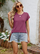 Round Neck Short Sleeve T-Shirt