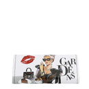 Nicole Lee USA Foldable Glasses Case LADY IN BLACK One Size