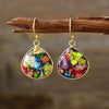 Elegant 18K Gold-Plated Natural Stone Earrings for Stylish Everyday Wear - Store 42