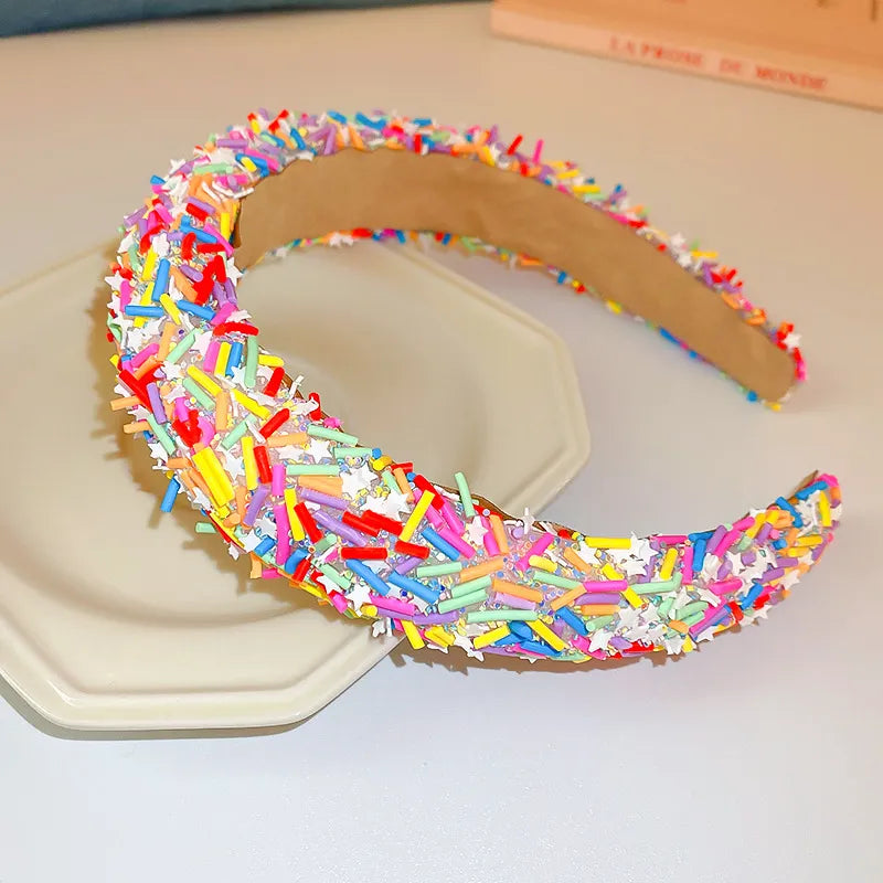 Stylish Acrylic Wide Headband - 6.3" Length, 2.6 Oz, Imported Fashion Accessory