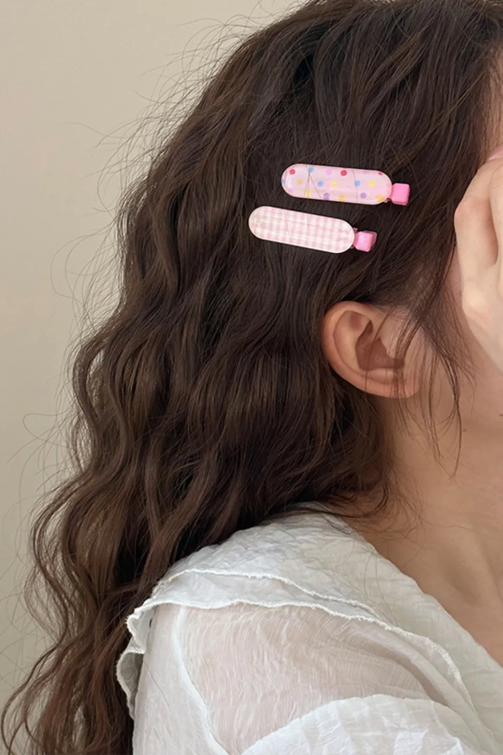 Assorted 2-Piece Acrylic Hair Pins - Stylish Accessory for Any Hair Type
