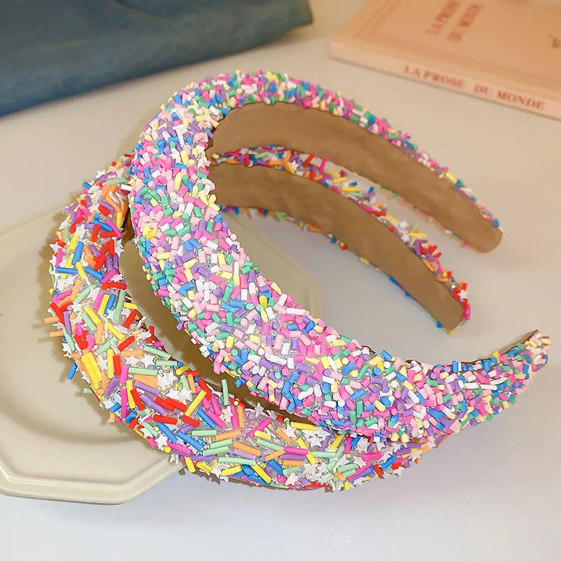 Stylish Acrylic Wide Headband - 6.3" Length, 2.6 Oz, Imported Fashion Accessory