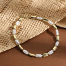 Alloy Pearl Chain Necklace