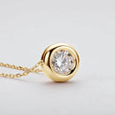 1 Carat Moissanite Necklace in 925 Sterling Silver - Stunning D Color & VVS1 Clarity - Store 42