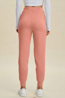 Basic Bae Full Size Air Scuba Drawstring High Waist Joggers