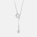 Elegant 18K Gold-Plated Stainless Steel Bead Necklace, 26.1-Inch Chain Length - Store 42
