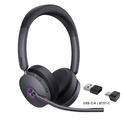 Yealink BH74 UC Dual-Sided Headset - Hybrid ANC, All-Day Comfort, Acoustic Shield, USB C