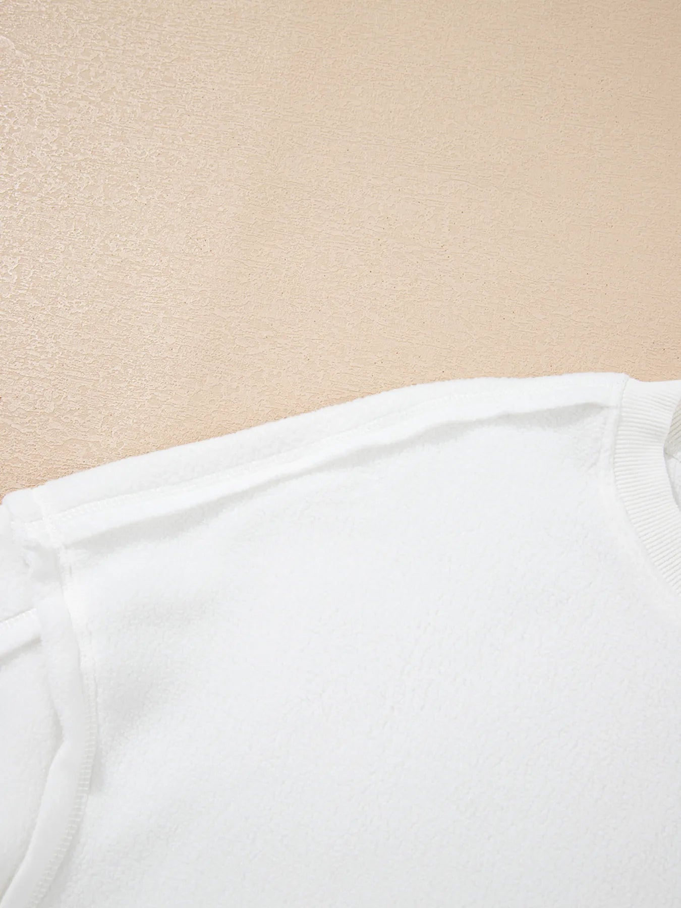 Exposed Seam Chest Pocket Knit Pullover Sweatshirt