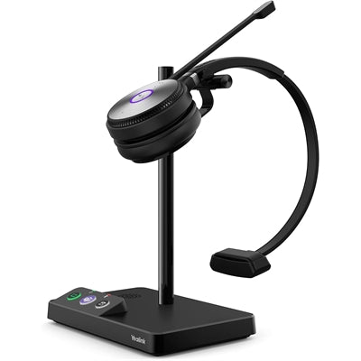 Yealink WH62 Mono UC V3 Wireless Headset - 13H Talk Time, 160M Range, Compatible with Major IP Phones