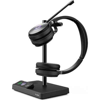 Yealink WH62 Dual UC V3 Wireless Headset - 14h Talk Time, 160m Range, Acoustic Shield Technology
