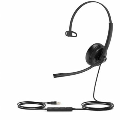 Yealink UH34 Mono UC Headset - Flexible Connectivity, Noise-Canceling Mic, All-Day Comfort