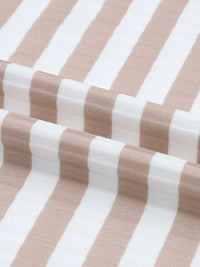 Striped Textured Knit Long Sleeve Tee