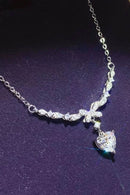 1 Carat Moissanite Necklace in 925 Sterling Silver with Certificate - Elegant Gift - Store 42