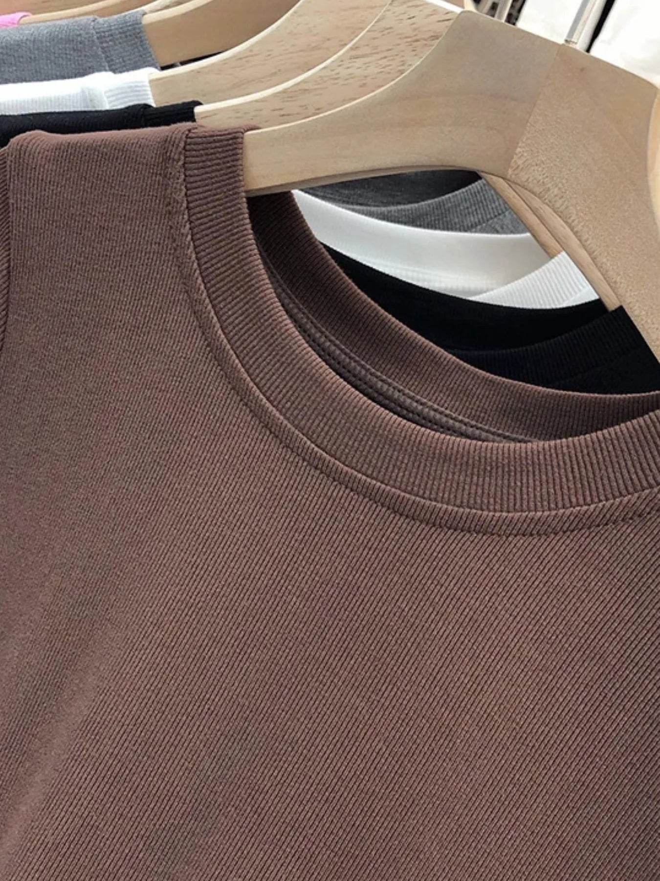 Slightly Stretchy 100% Polyester Crew Neck Short Sleeve T-Shirt for Everyday Comfort - Store 42