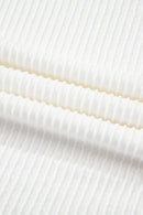 Contrast Trim Ribbed Knit Sleeveless Top