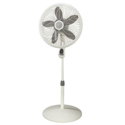 Lasko 18" Remote Control Pedestal Fan - Adjustable Height, Oscillation & Energy-Efficient Design