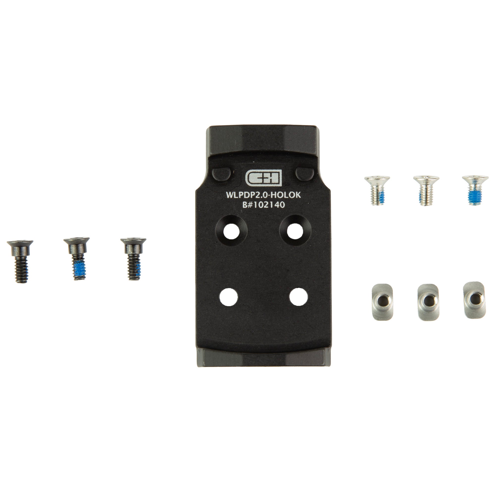 C&H Precision Walther Defense PDP 2.0 Plate with Holosun 407K Compatibility, 6061 Aluminum