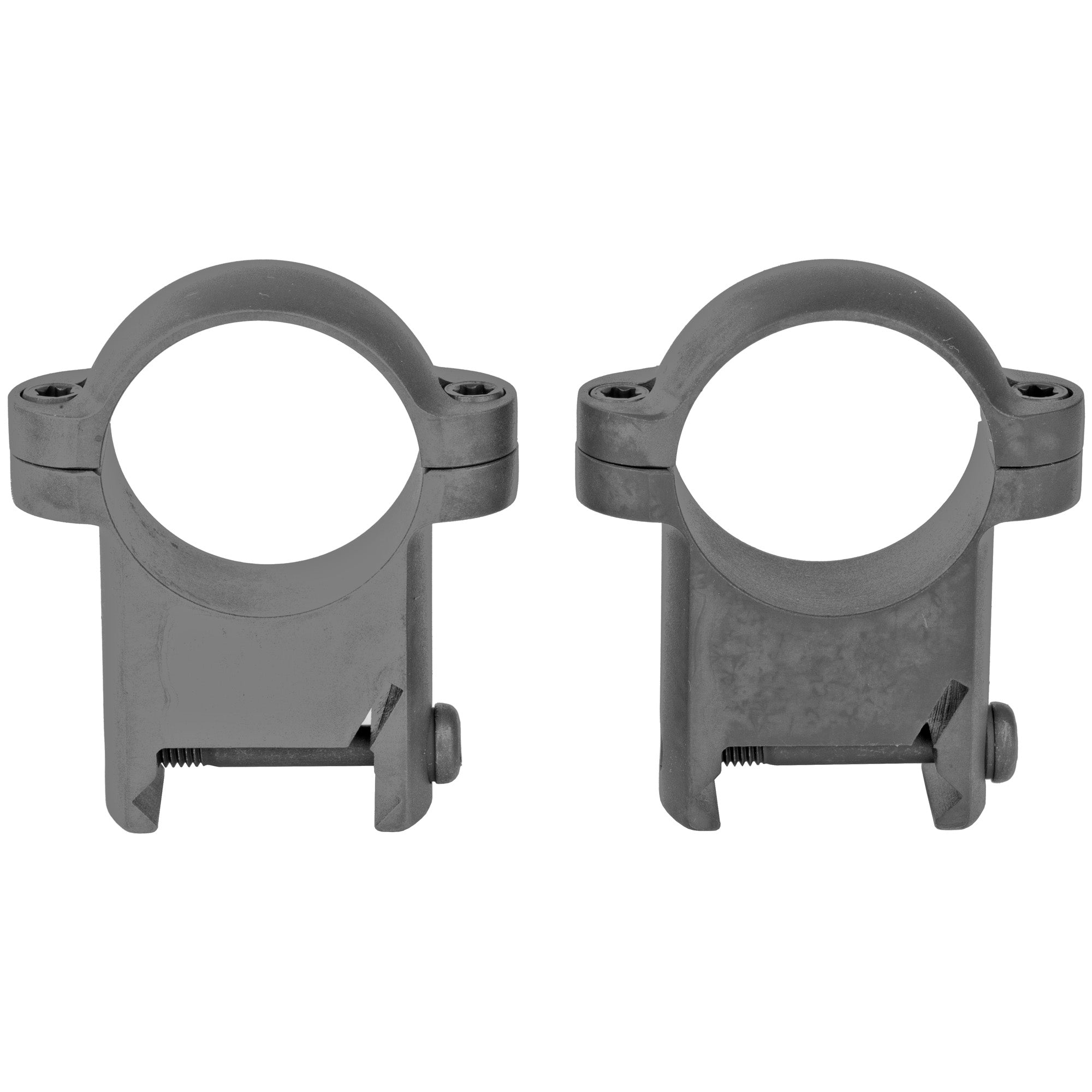 Burris High 1" Zee Rings Matte - Solid Steel Weaver-Style Rings for Ultimate Accuracy and Strength