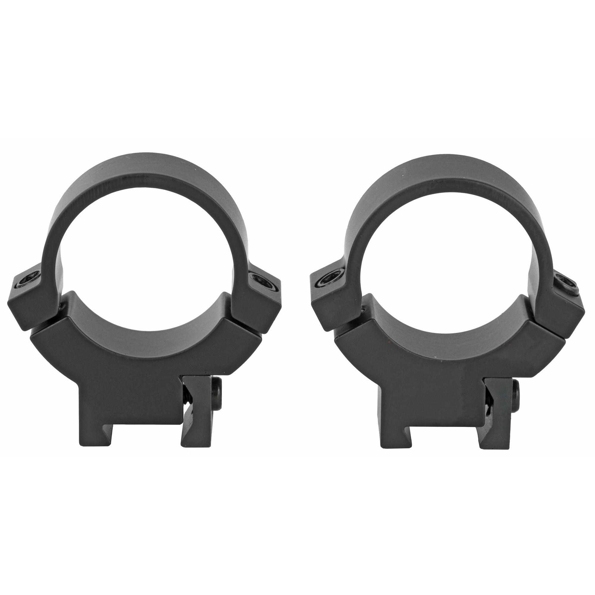 Warne 7.3 Series 1" Medium Rimfire Scope Rings - Asymmetrical Reversible Clamp for 3/8" & 11mm Dovetail