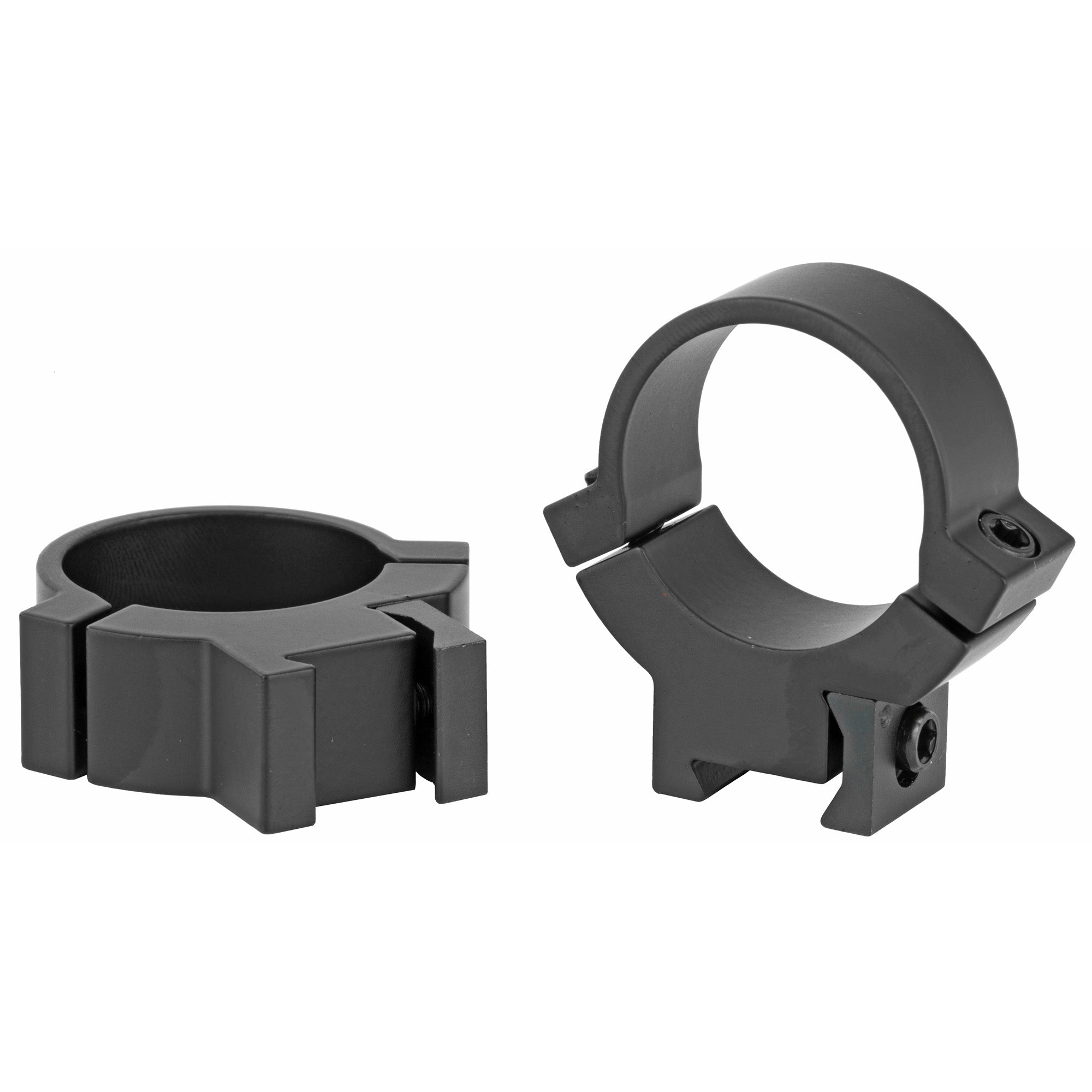Warne 7.3 Series 1" Medium Rimfire Scope Rings - Asymmetrical Reversible Clamp for 3/8" & 11mm Dovetail