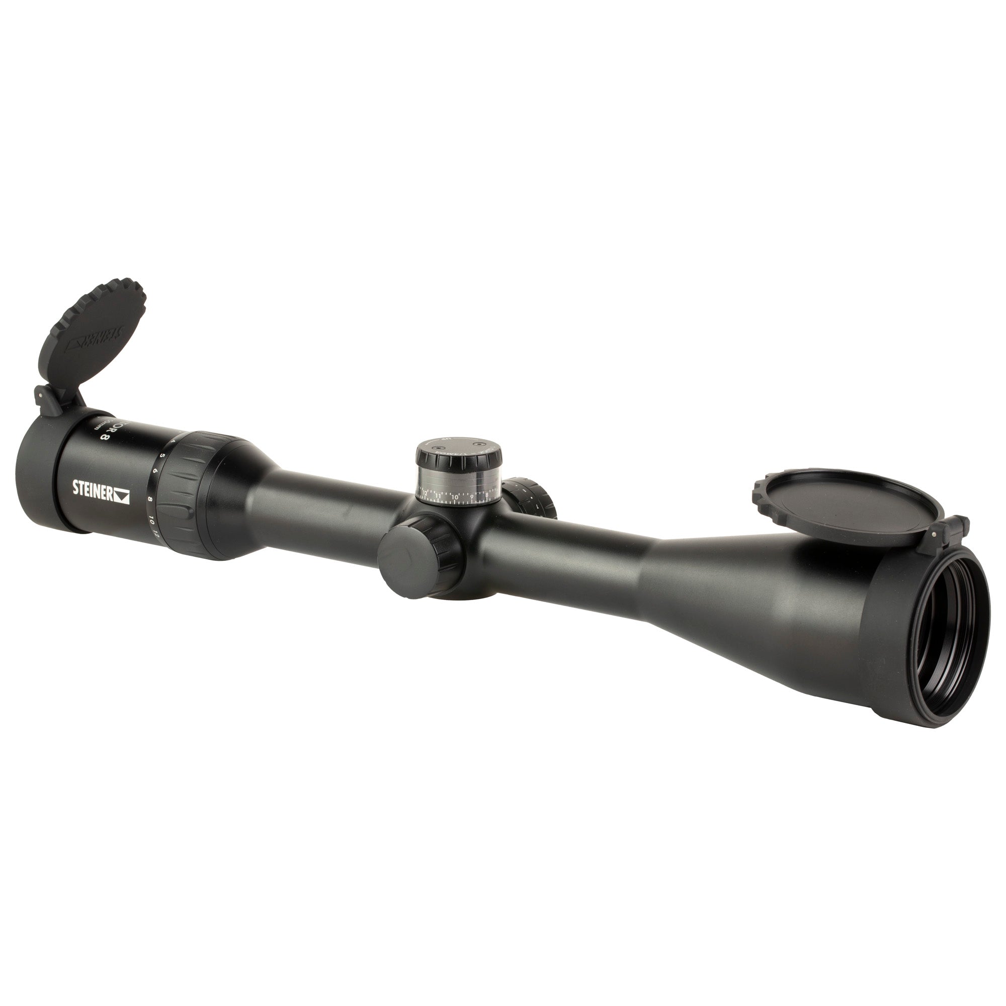 Steiner Predator 8 3-24X50mm SFP Scope - Customizable Turret, High-Contrast Glass, Illuminated Reticle