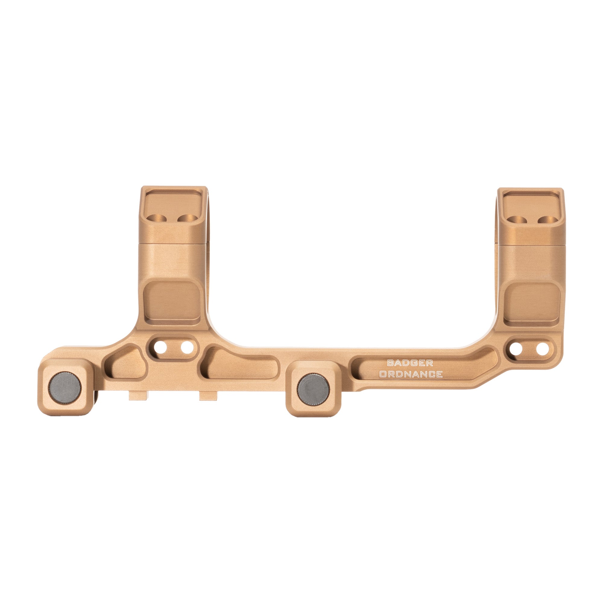 Badger Ordnance C1 Modular Mount 30MM 1.54" 20 MOA Tan - 7075-T6 Aluminum, Versatile Accessory Points