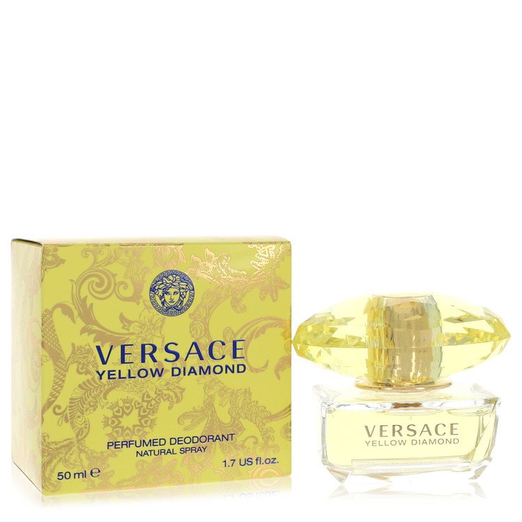 Versace Yellow Diamond Deodorant Spray 1.7 Oz for Women - Glamorous Floral Fragrance