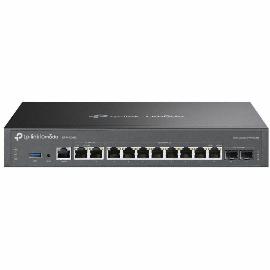 TP-Link Omada Multi-Gigabit VPN Router - 10 Ports, 2.5G Ethernet, Rack-Mountable Performance