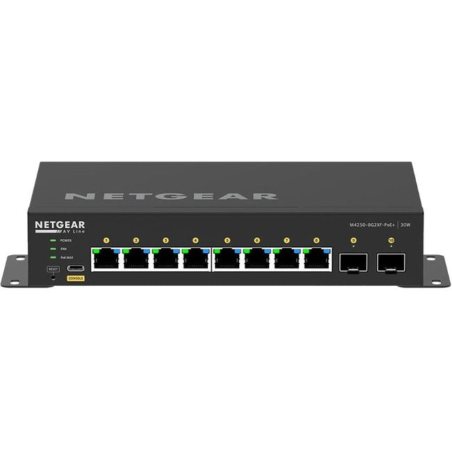 Netgear M4250 GSM4210PX AV-Line Ethernet Switch - 1Gb Video/Audio, 8-48 Ports, PoE++ Support