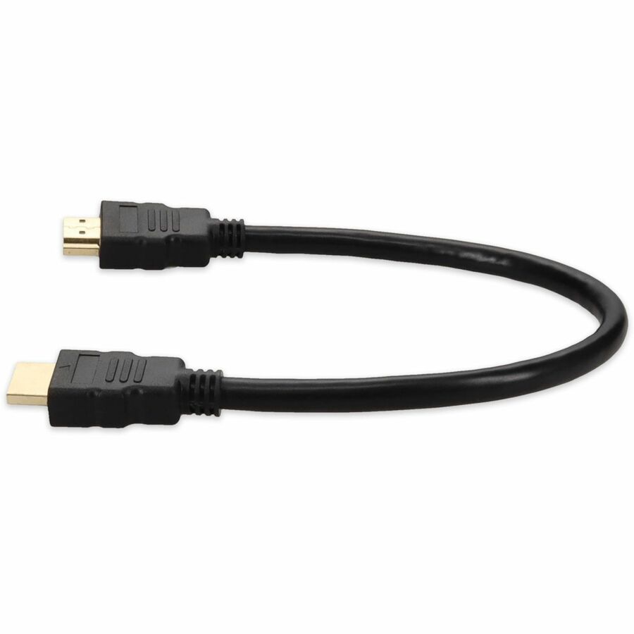 1ft HDMI 1.3 Male to HDMI 1.3 Male Black Cable For Resolution Up to 2560x1600 (WQXGA)