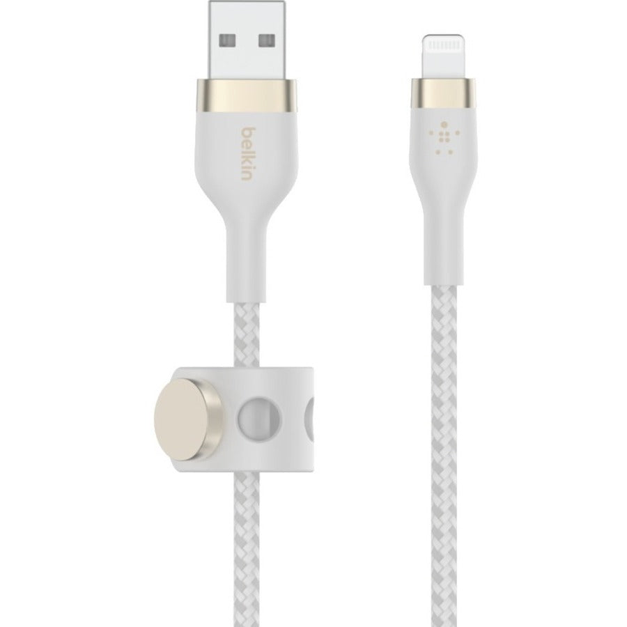Belkin BOOST↑CHARGE PRO Flex 30X Durable USB-A to Lightning Cable with Magnetic Management