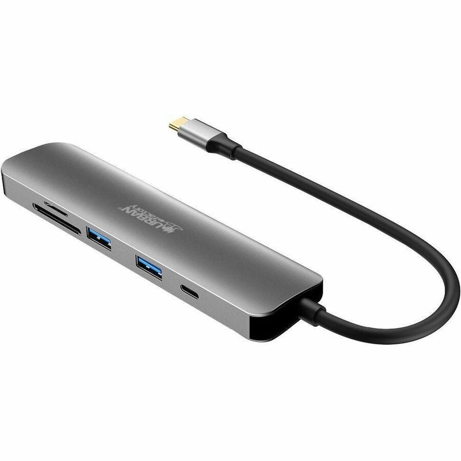 Urban Factory HUBEE 6-in-1 USB-C Docking Station - 4K HDMI, 100W Power Delivery and Data Hub