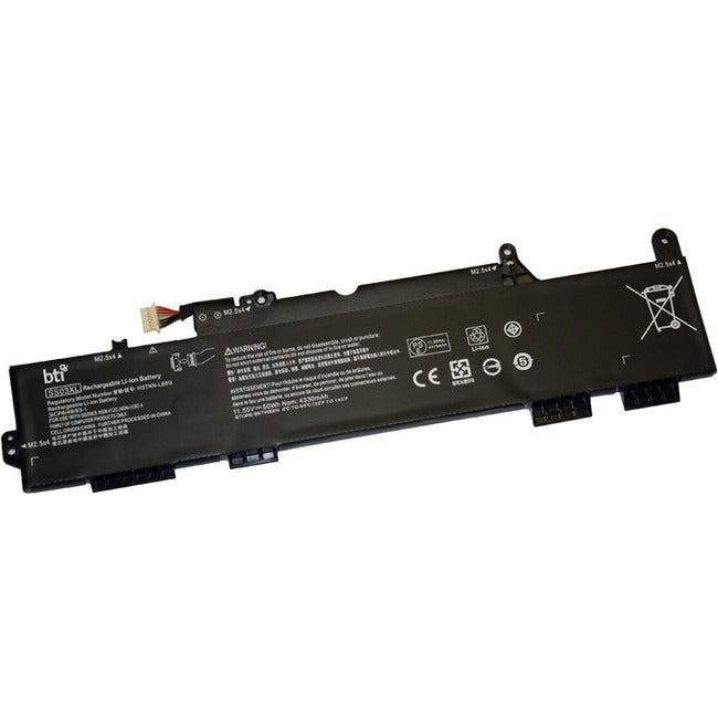 BTI 11.55V 50WH Li-Ion Battery for EliteBook 735 G5/G6, 745 G5/G6, ZBook 14U G5 - 4330mAh Rechargeable Power