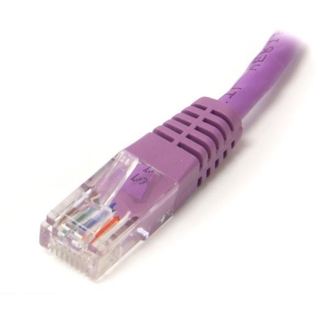 StarTech.com 6 ft Purple Molded Cat5e UTP Patch Cable